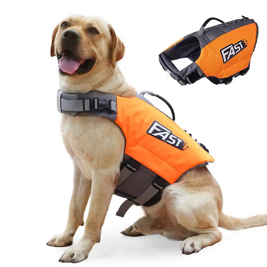 Freeship Big Dog Life Jacket Dog Swim Supplies Pet Swimwear Clothes Vest Float Coat Swim Clothes for Small Medium Large Dog