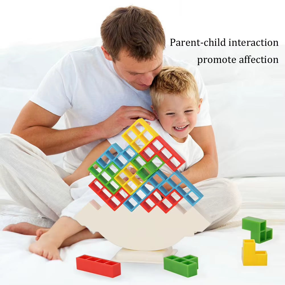 Balance Stacking Board Games Kids Adults Tower Block Toys for Family Parties Travel Games Boys Girls Puzzle Buliding Blocks Toy