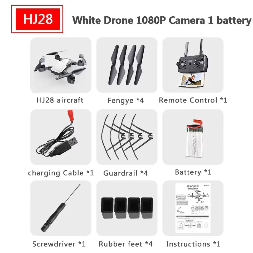 Drone 4K Wide Angle Camera Wifi Fpv Dron Quadcopter Height Keep Drones with Best Gift for Children