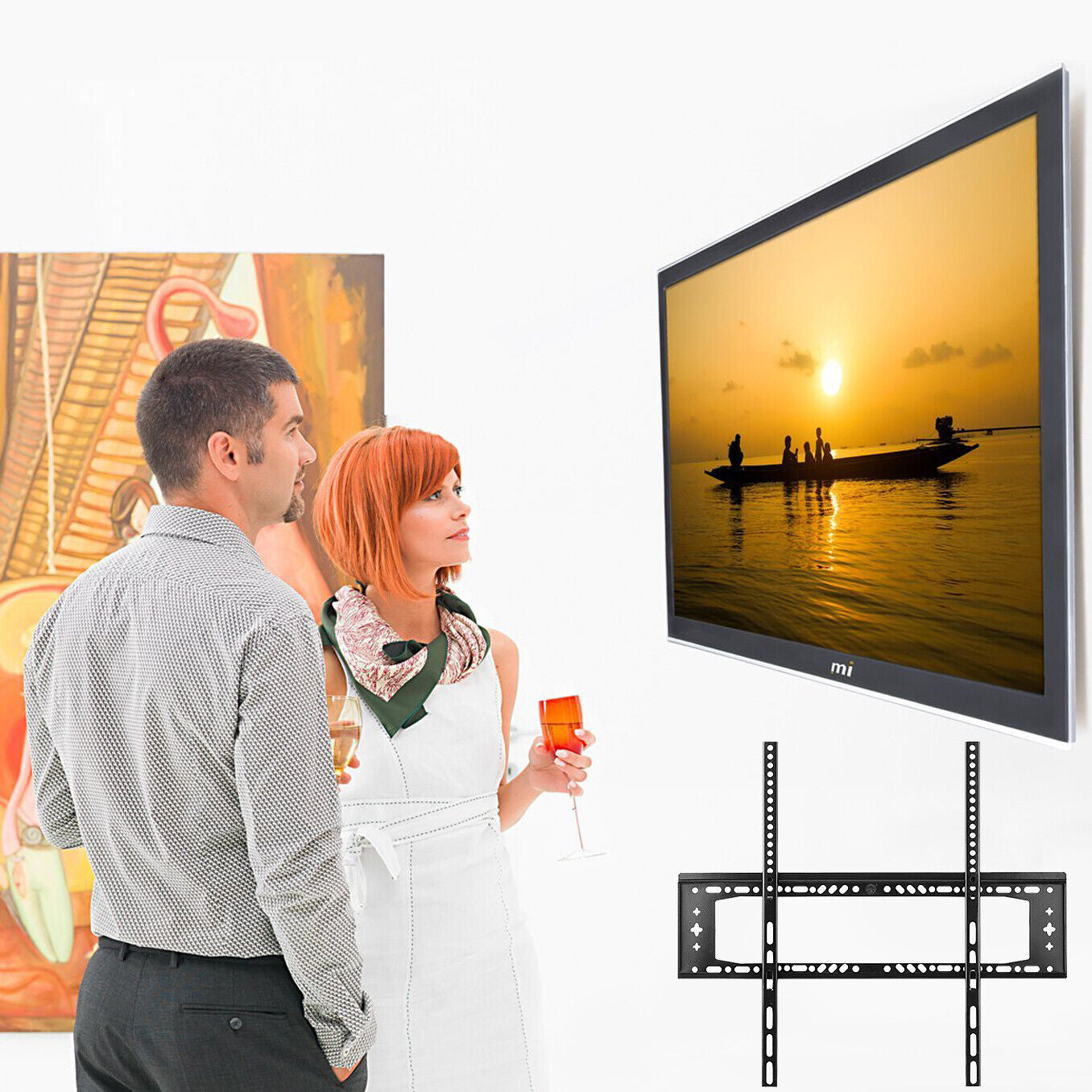 TV WALL MOUNT BRACKET LCD LED Plasma Flat Slim 32 40 42 46 47 50 52 55 60 65 70