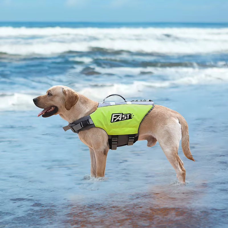 Freeship Big Dog Life Jacket Dog Swim Supplies Pet Swimwear Clothes Vest Float Coat Swim Clothes for Small Medium Large Dog