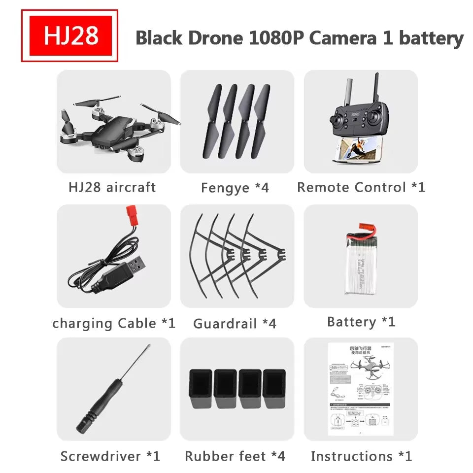 Drone 4K Wide Angle Camera Wifi Fpv Dron Quadcopter Height Keep Drones with Best Gift for Children